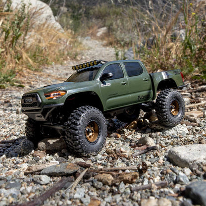 Axial SCX30 Toyota Tacoma TRD Pro 1/30 4X4 Rock Crawler, RTR, Green