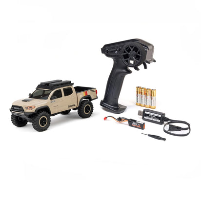 Axial SCX30 Toyota Tacoma TRD Pro 1/30 4X4 Rock Crawler, RTR, Tan