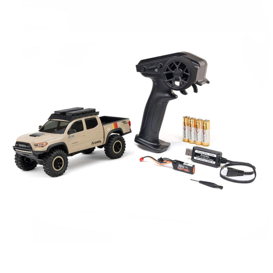 Axial SCX30 Toyota Tacoma TRD Pro 1/30 4X4 Rock Crawler, RTR, Tan