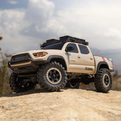 Axial SCX30 Toyota Tacoma TRD Pro 1/30 4X4 Rock Crawler, RTR, Tan