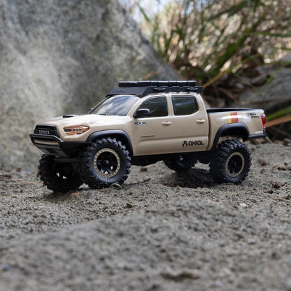 Axial SCX30 Toyota Tacoma TRD Pro 1/30 4X4 Rock Crawler, RTR, Tan