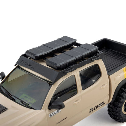 Axial SCX30 Toyota Tacoma TRD Pro 1/30 4X4 Rock Crawler, RTR, Tan