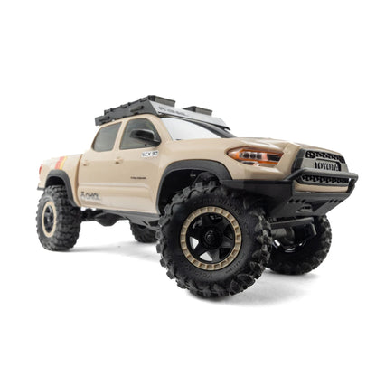 Axial SCX30 Toyota Tacoma TRD Pro 1/30 4X4 Rock Crawler, RTR, Tan