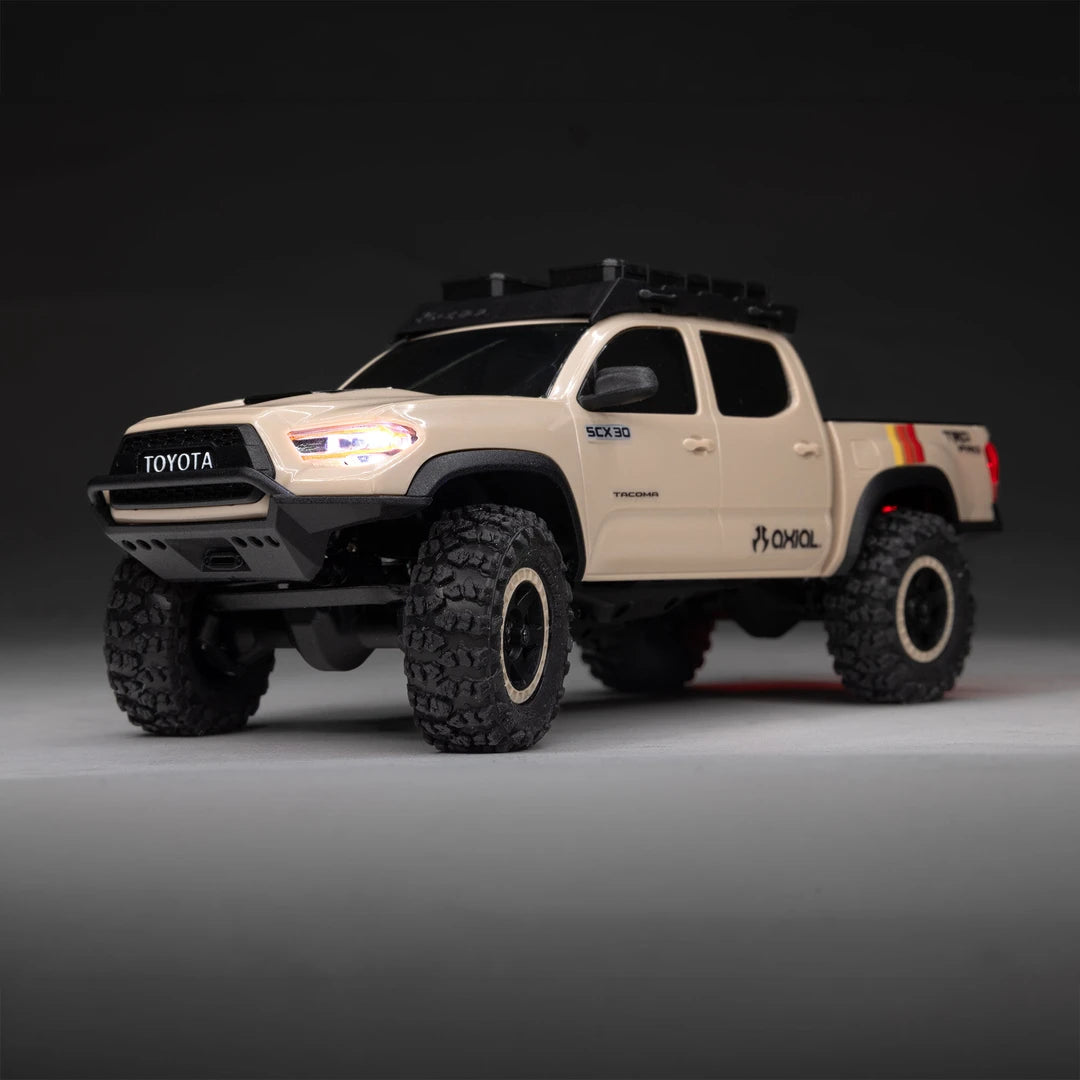 Axial SCX30 Toyota Tacoma TRD Pro 1/30 4X4 Rock Crawler, RTR, Tan