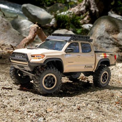 Axial SCX30 Toyota Tacoma TRD Pro 1/30 4X4 Rock Crawler, RTR, Tan