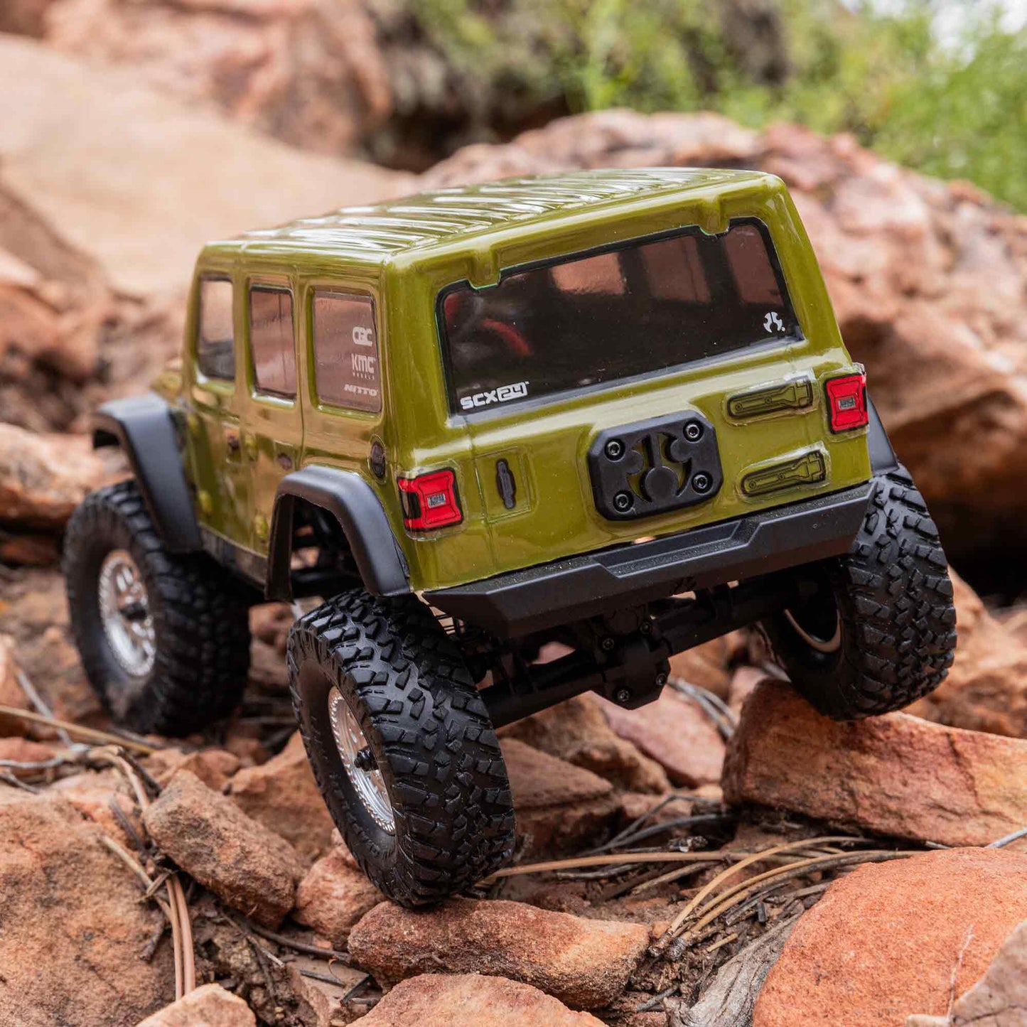 Axial SCX24 Jeep Wrangler JLU 1/24 Crawler RTR, Green, AXI00002V3T4