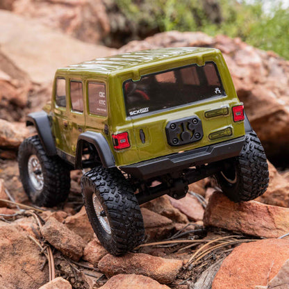 Axial SCX24 Jeep Wrangler JLU 1/24 Crawler RTR, Green, AXI00002V3T4