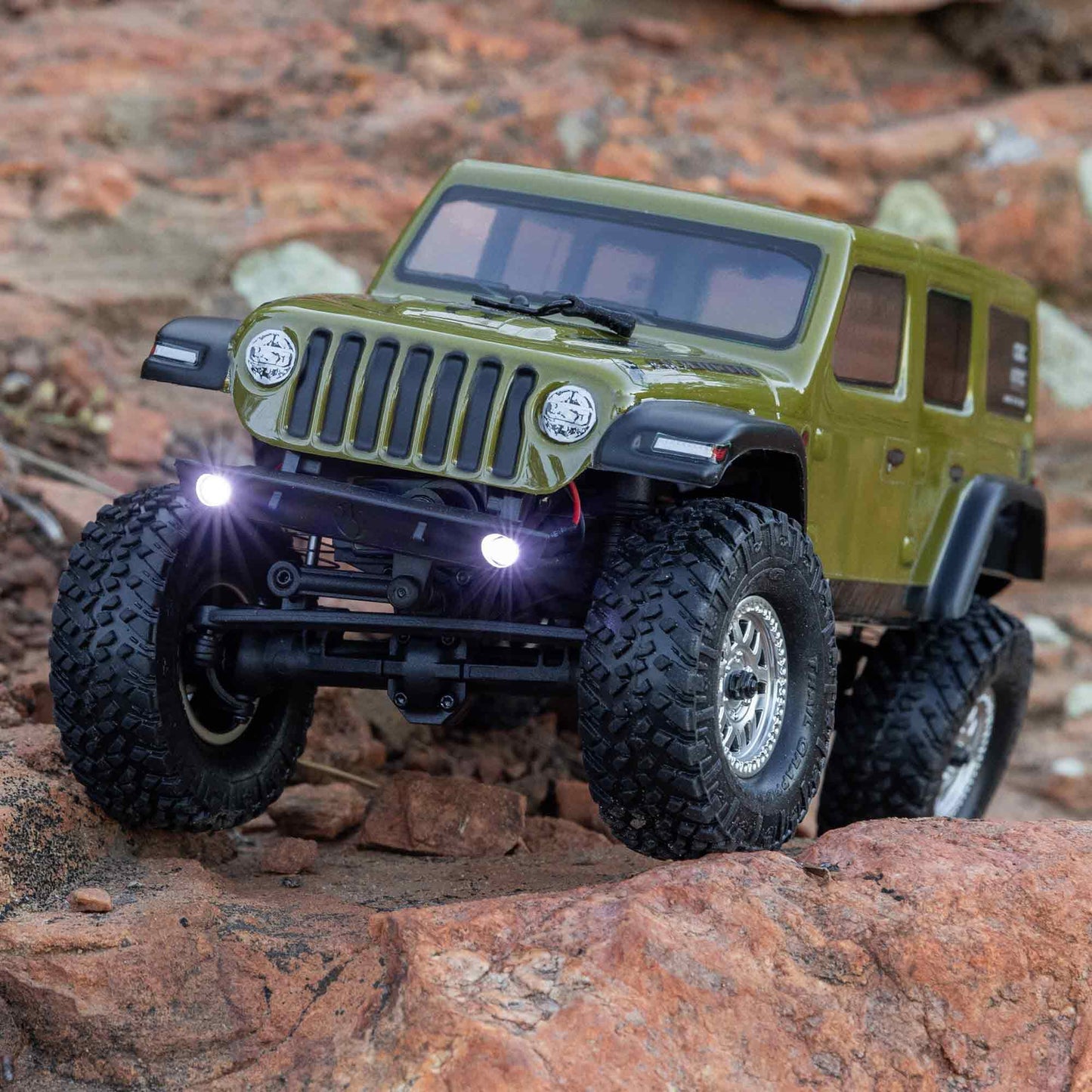 Axial SCX24 Jeep Wrangler JLU 1/24 Crawler RTR, Green, AXI00002V3T4