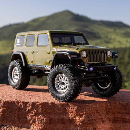 Axial SCX24 Jeep Wrangler JLU 1/24 Crawler RTR, Green, AXI00002V3T4