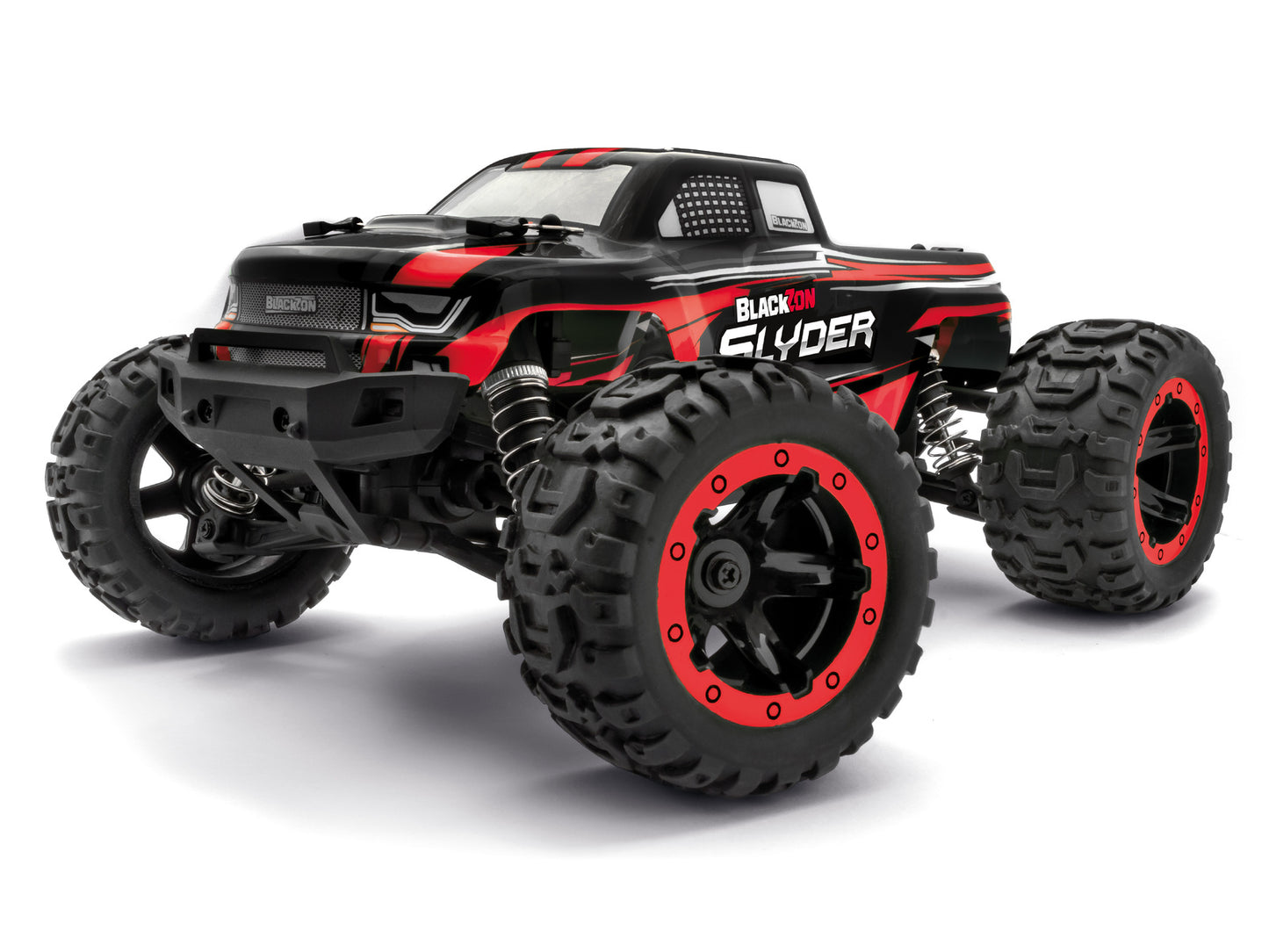 Blackzon Slyder MT 1/16 4WD Electric Monster Truck - Red BZ540098