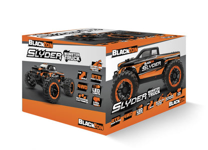 Blackzon Slyder MT 1/16 4WD Electric Monster Truck - Orange  BZ540099