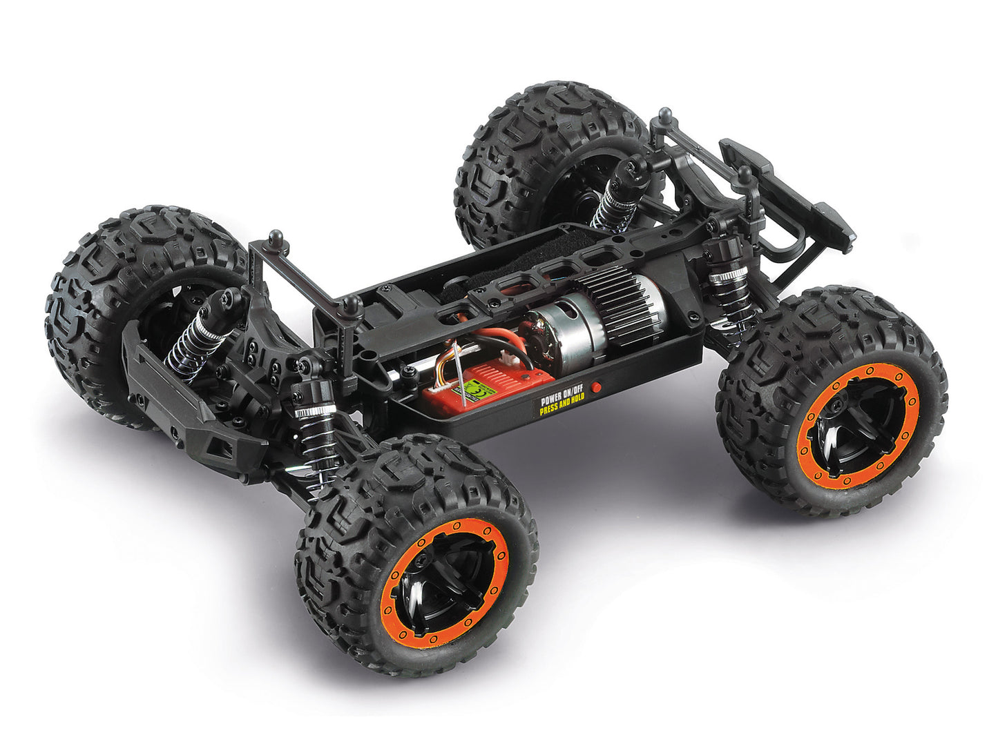 Blackzon Slyder MT 1/16 4WD Electric Monster Truck - Orange  BZ540099