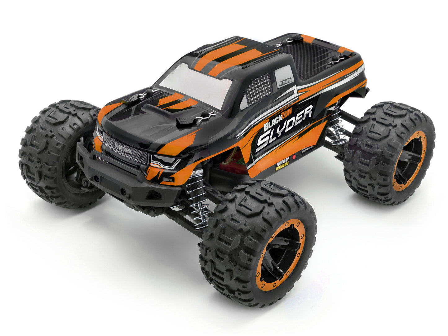 Blackzon Slyder MT 1/16 4WD Electric Monster Truck - Orange  BZ540099