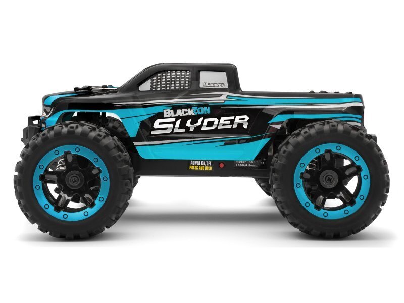 Blackzon Slyder MT 1/16 4WD Electric Monster Truck - Blue BZ540104