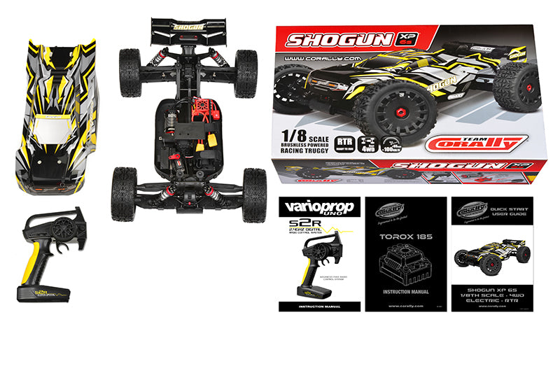 Team Corally - SHOGUN XP 6S - Model 2021 - 1/8 Truggy LWB - RTR - Brushless Power 6S C-00177