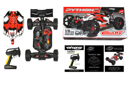 TEAM CORALLY C-00182 PYTHON XP 6S 1/8 BRUSHLESS READY TO RUN RC BUGGY