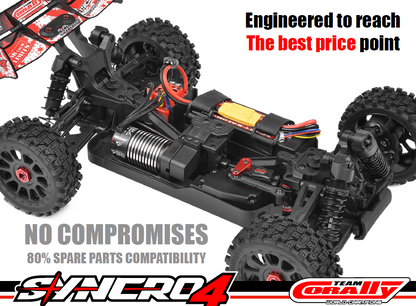 Team Corally - SYNCRO-4 - RTR - Blue - Brushless Power 3-4S - No Battery - No Charger (Requires battery & charger)