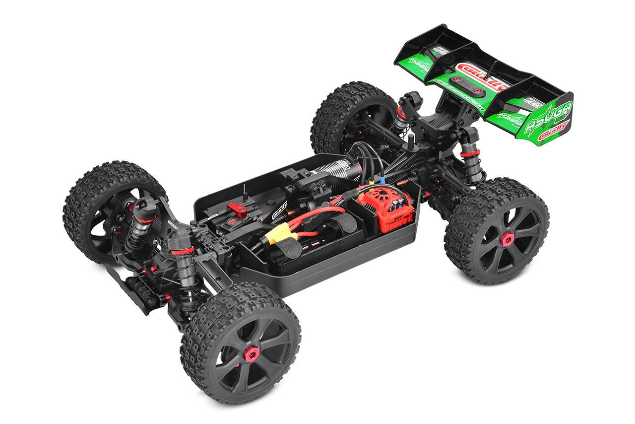 Team Corally - ASUGA XLR 6S - RTR - Green Brushless Power 6S - No Battery - No Charger (Requires battery & charger)