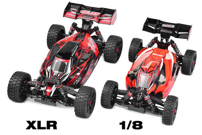 Team Corally - ASUGA XLR 6S - RTR - Red Brushless Power 6S - No Battery - No Charger (Requires battery & charger)