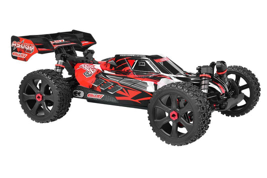 Team Corally - ASUGA XLR 6S - RTR - Red Brushless Power 6S - No Battery - No Charger (Requires battery & charger)