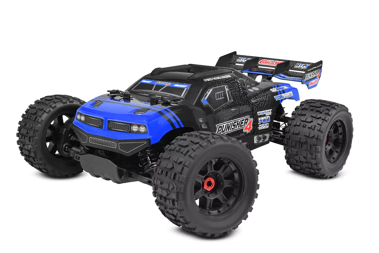 Punisher 10 - XL4S Monster Truck - RTR - Blue (Requires battery & charger)