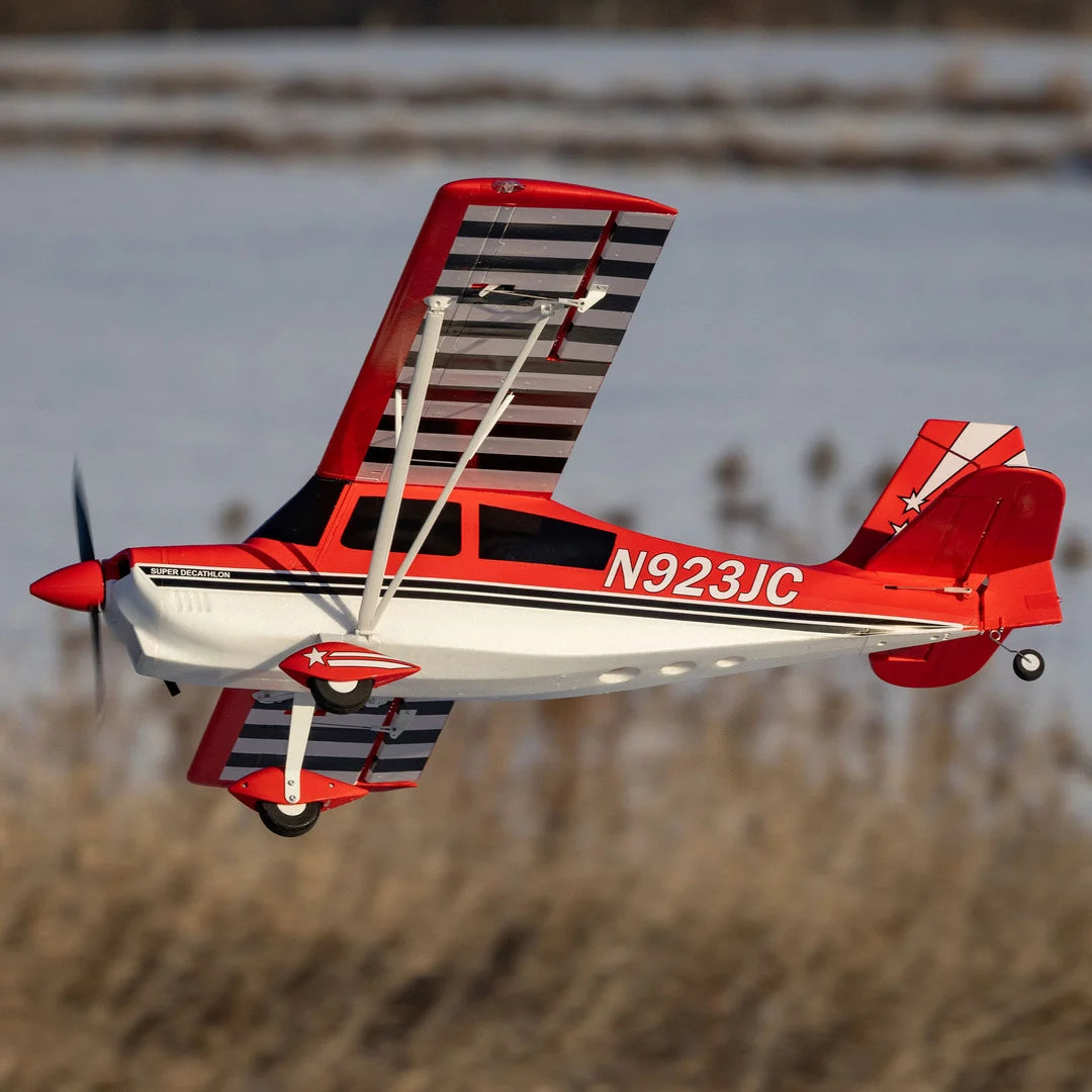 E-Flite Super Decathlon 1.2m RC Plane, BNF Basic