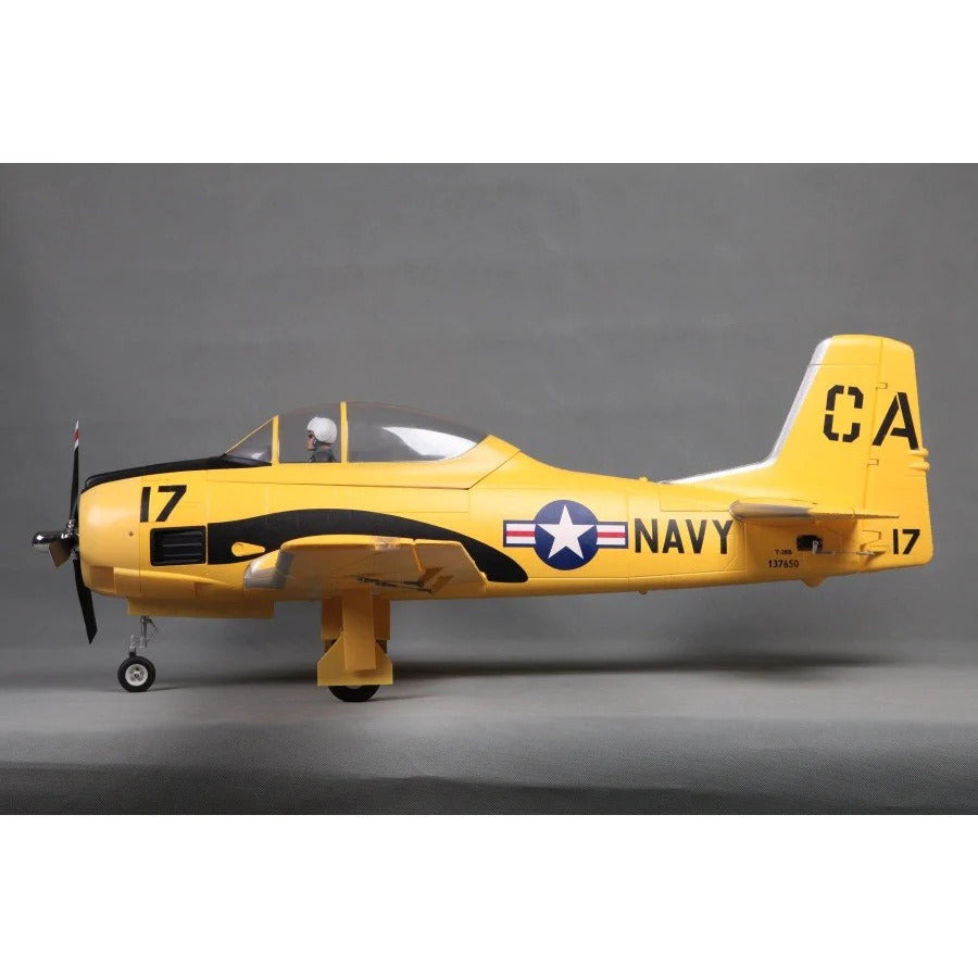 T-28D Trojan V4 1400mm Yellow PNP FMS083P-YEL