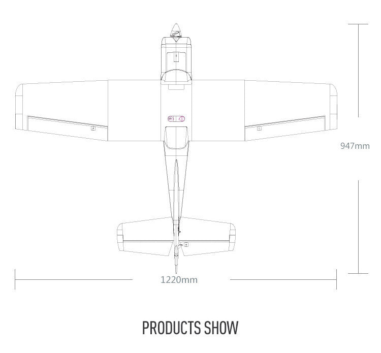 Ranger 1220 RTF Mode 1 with floats FMS111RF-M1