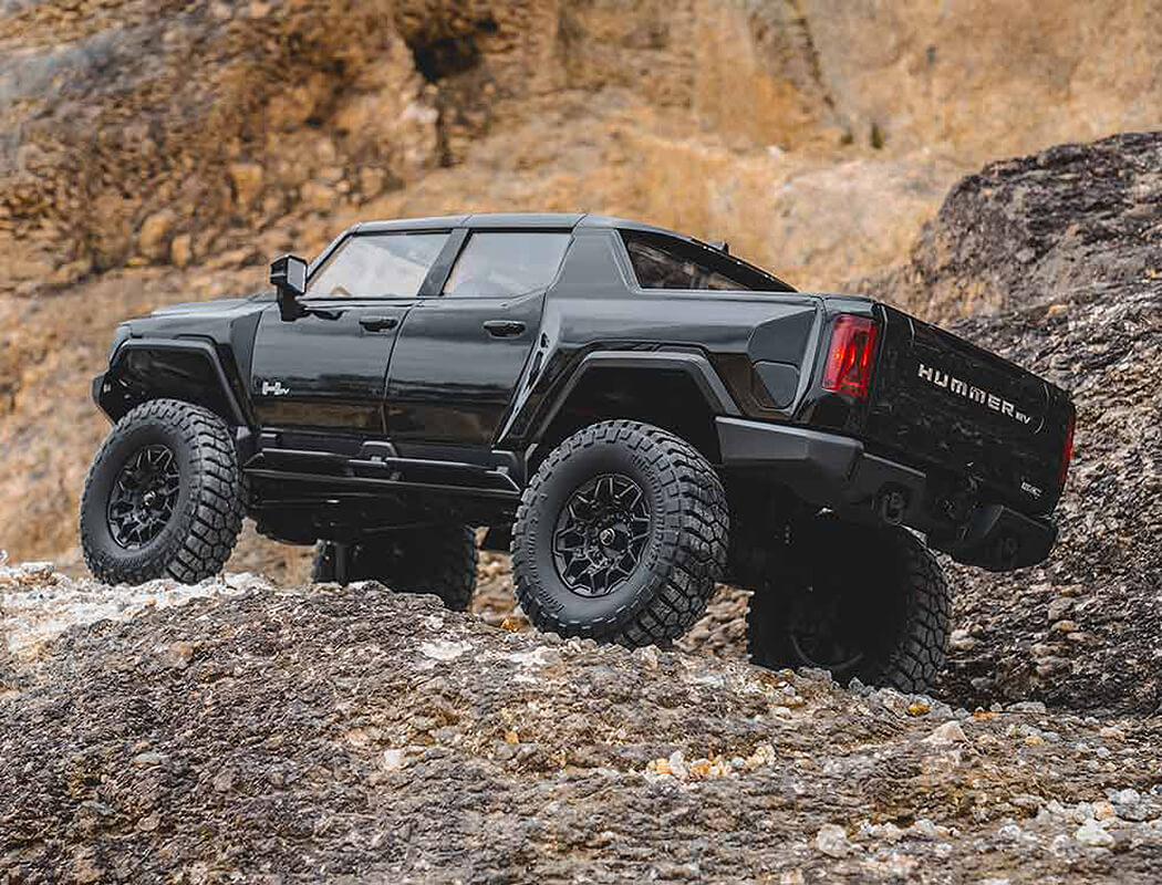 FMS FCX18 1/18 HUMMER EV RTR BLACK
