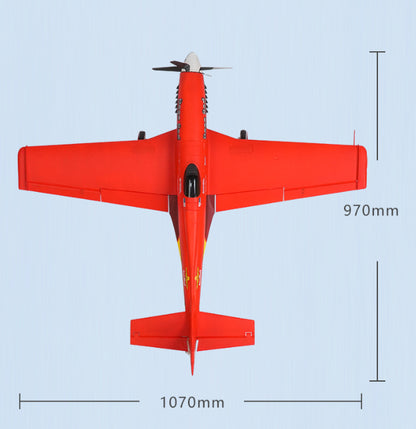 1100MM P-51 Dago Red FMS134P-REFV2