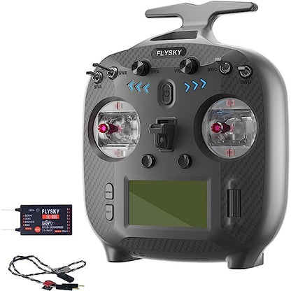 Flysky ST8 2.4G UPGRADED with 1 Receiver fixed-wing, delta-wing, glider, helicopter, multi-axis, FPV, car model, engineering vehicle, robot FS-ST8UPGRADE