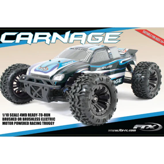 FTX 1/10 CARNAGE 4WD BRUSHLESS RTR TRUGGY - FTX-5543