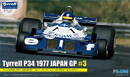 Fujimi 1/20 Tyrrell P34 1977 JAPAN GP Long Chassis #3 Ronnie Peterson (GP-34) Plastic Model Kit Item No.: FUJ09090