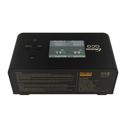 GensAce Imars Dual Channel AC200W/DC300Wx2 Balance Charger Black Item No.: GEA200WDUAL-AB