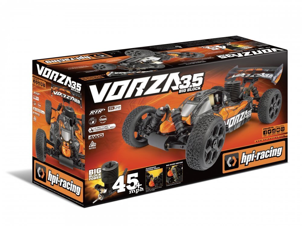 HPI 1/8 Vorza Buggy Nitro 4WD RTR [160177]