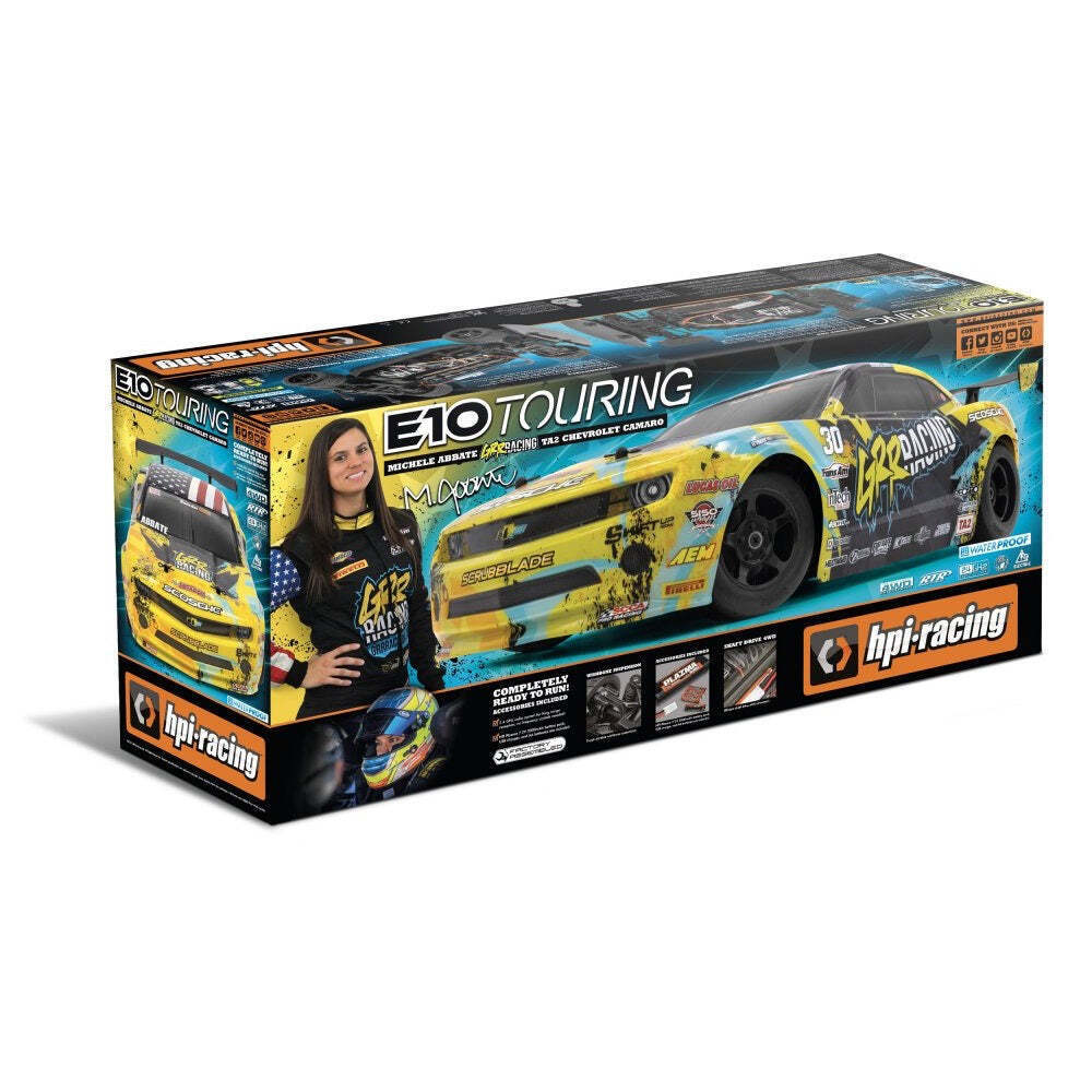 HPI E10 Michele Abbate TA2 Camaro 1/10 4WD Electric RC Car [160334]