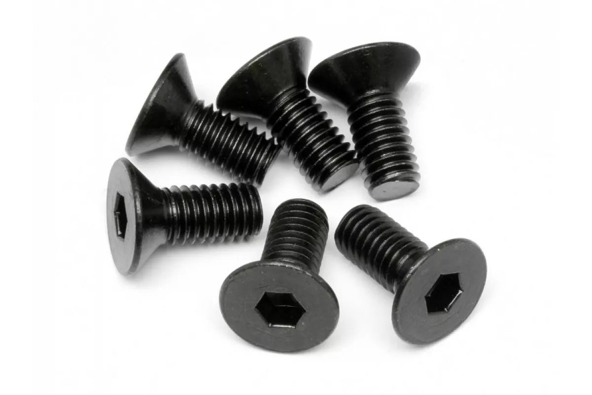 HPI 94879 6x14mm Fine Thread Countersunk Head Screws 6Pcs HPI-94879