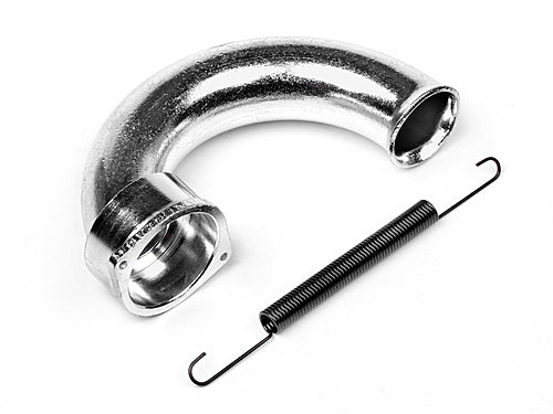 HPI 86247 EXHAUST HEADER (SILVER)