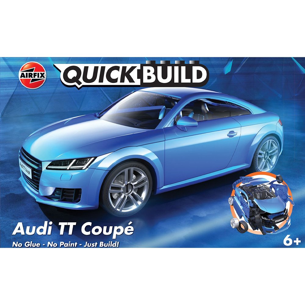 AIRFIX QUICKBUILD AUDI TT COUPE - BLUE