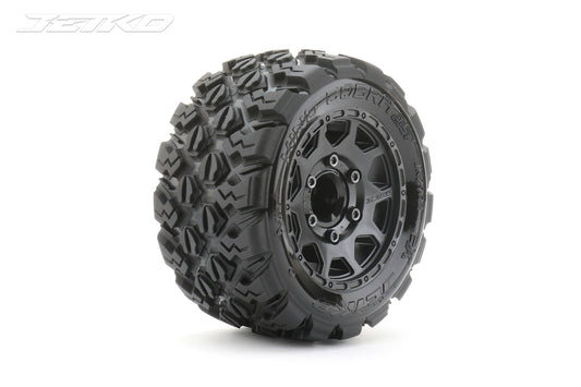 Jetko 1/10 ST 2.8 EX-KING COBRA Tyres (Claw Rim/Black/Medium Soft/17mm) JKO2702CBMSGNB4