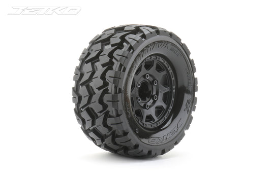 Jetko 1/10 MT 2.8 EX-TOMAHAWK Tyres (Claw Rim/Black/Medium Soft/12mm 0 o/s)  JKO2801CBMSGNB1