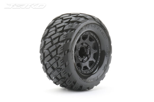 Jetko 1/10 MT 2.8 EX-ROCKFORM Tyres (Claw Rim/Black/Medium Soft/17mm) : JKO2803CBMSGNB4