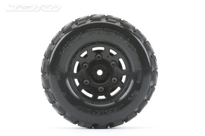 Jetko 1/10 SC EX-KING COBRA Tyres (Claw Rim/Black/Medium Soft/14mm) JKO3102CBMSGNB3