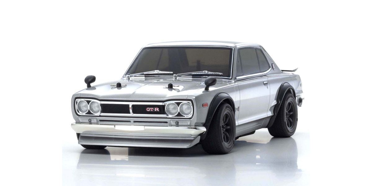 Kyosho 1/10 Fazer Mk2 Nissan Skyline 2000GT-R Tuned Ver. Silver 4WD Electric Car [34425T1]