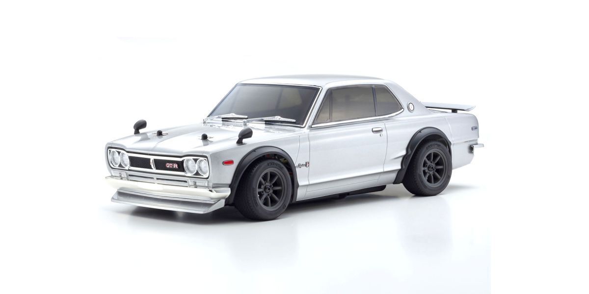 Kyosho 1/10 Fazer Mk2 Nissan Skyline 2000GT-R Tuned Ver. Silver 4WD Electric Car [34425T1]