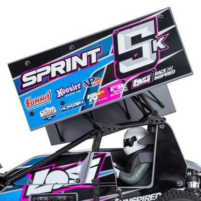 Losi 22S Sprint Car, 1/10 2WD, RTR, Blue