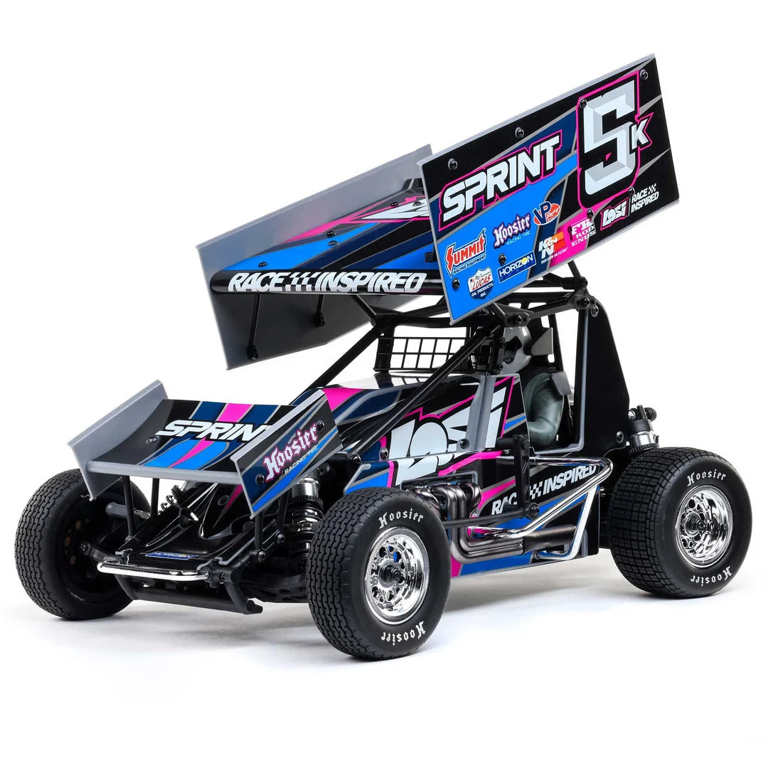 Losi 22S Sprint Car, 1/10 2WD, RTR, Blue
