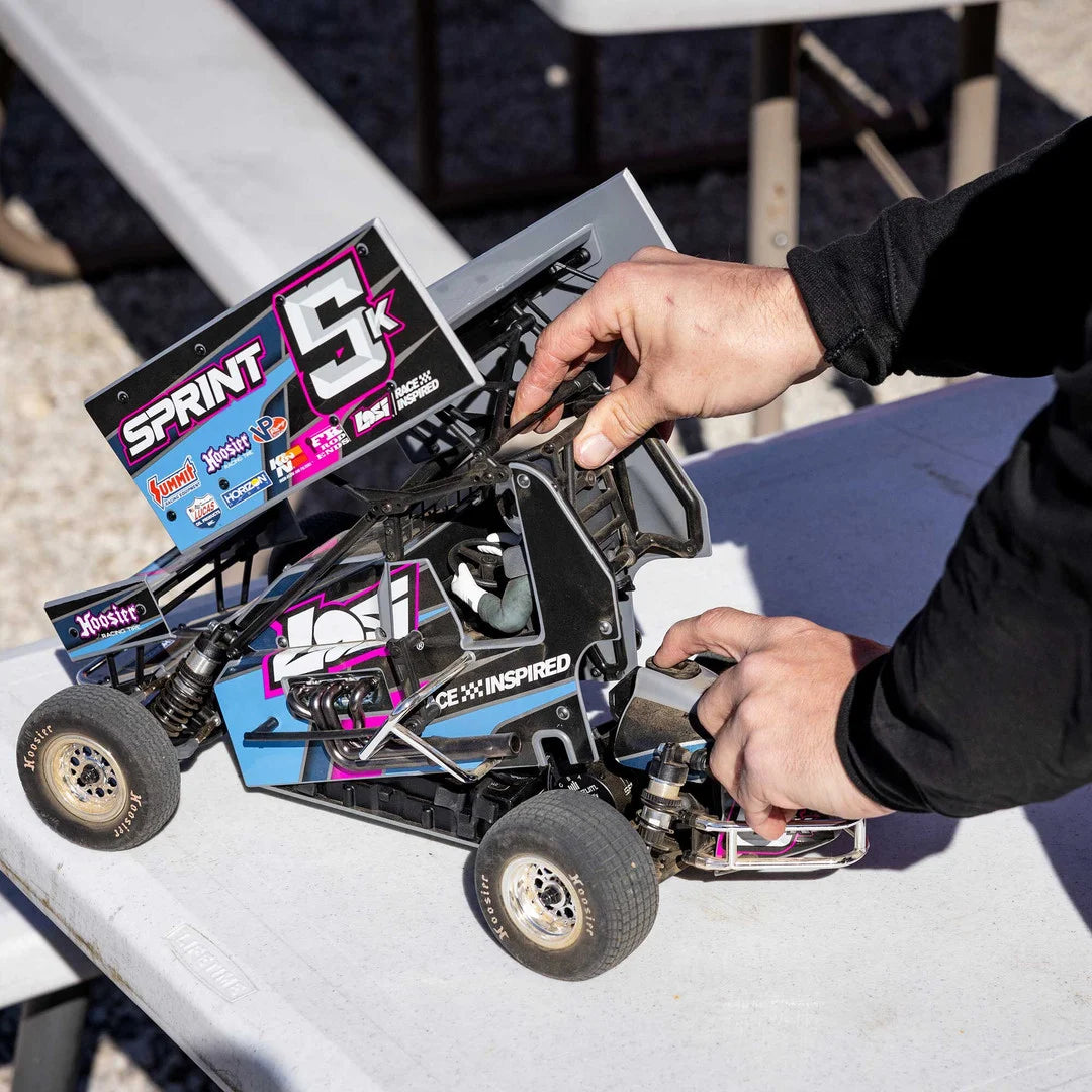 Losi 22S Sprint Car, 1/10 2WD, RTR, Blue