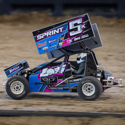 Losi 22S Sprint Car, 1/10 2WD, RTR, Blue