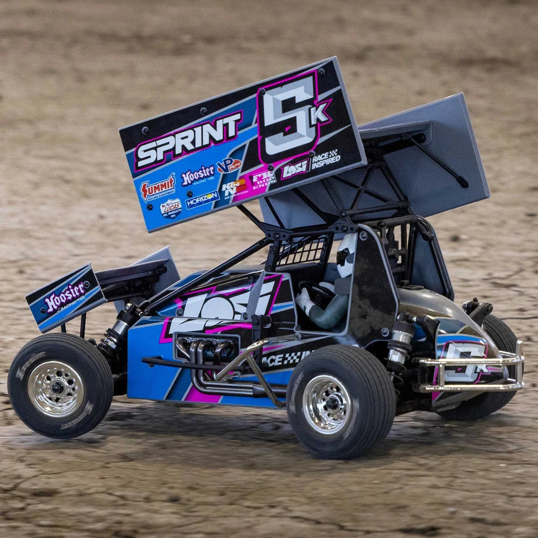 Losi 22S Sprint Car, 1/10 2WD, RTR, Blue